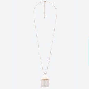 Desiree Fringe Pendant Necklace
